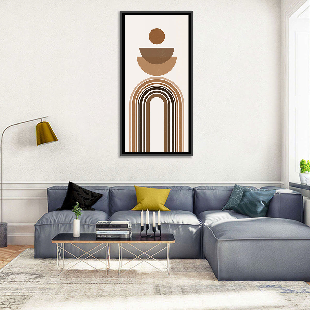 Neutral Rainbow Balance Wall Art