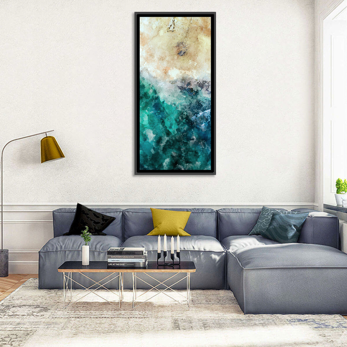 Ocean Beach Abstract Wall Art