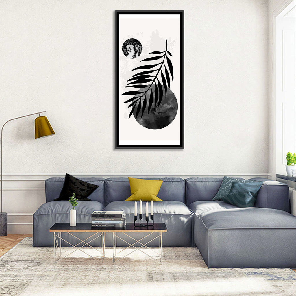 Minimal Palm Leaf Study Wall Art