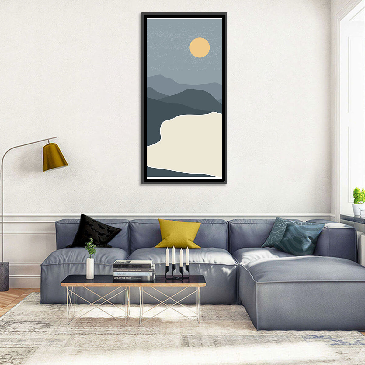 Sandy Mountains at Dusk Wall Art