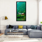 Mist Over Lake Tarnita Wall Art