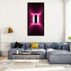 Radiant Gemini Symbol Wall Art