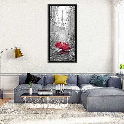 Eiffel Tower in Rain Wall Art