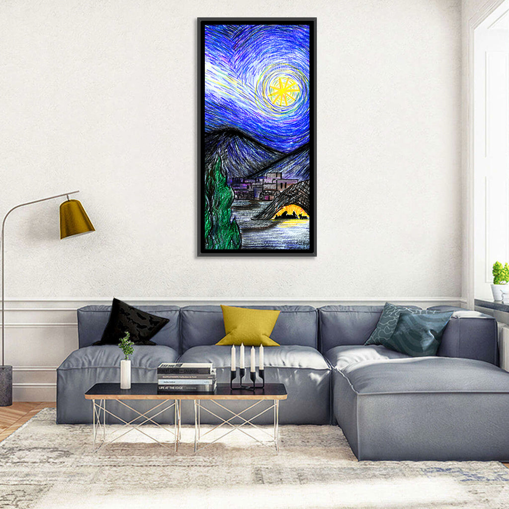 Starry Night Over Bethlehem Wall Art