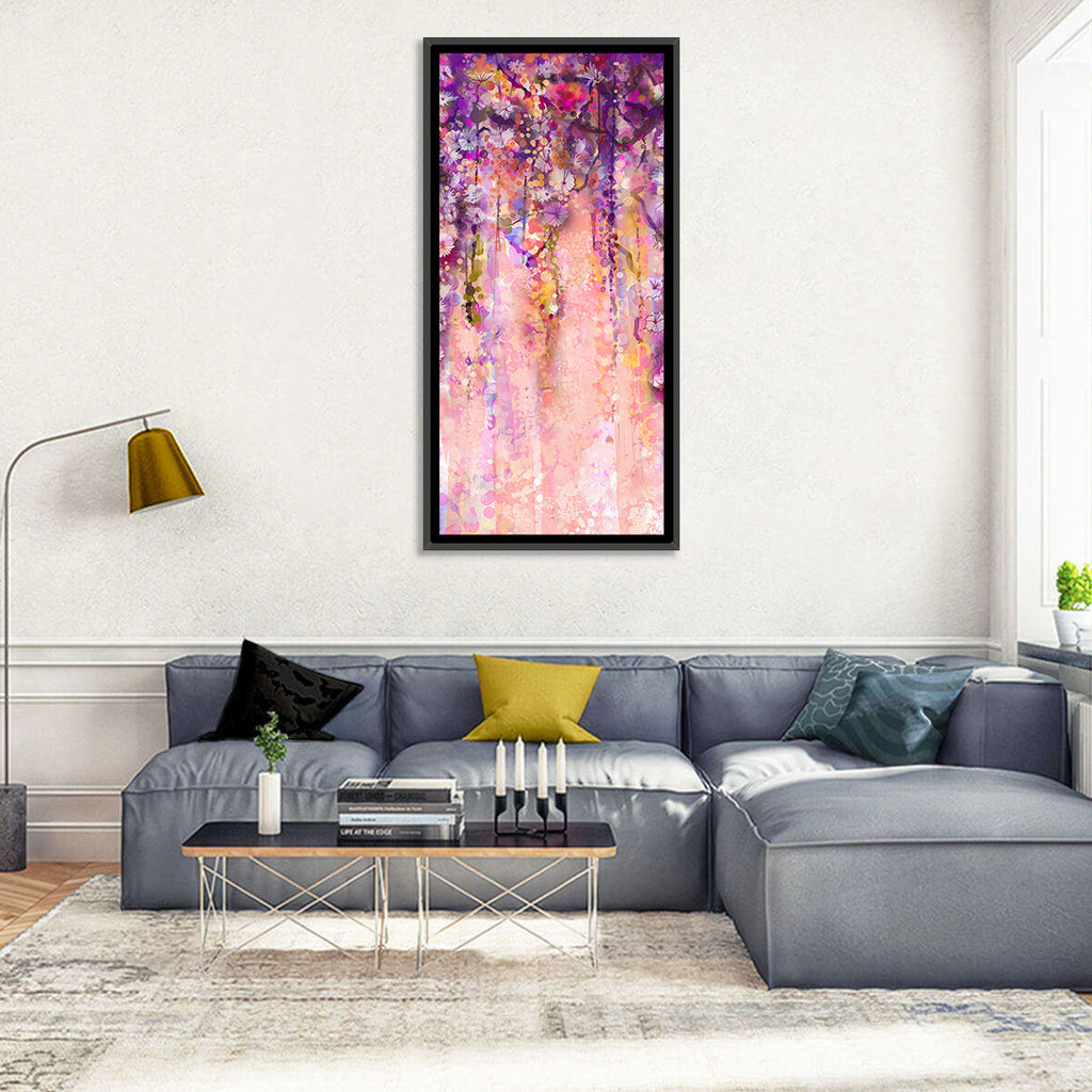 Cascading Wisteria Vines Wall Art