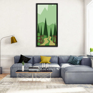 Rough Mountains Road Wall Art