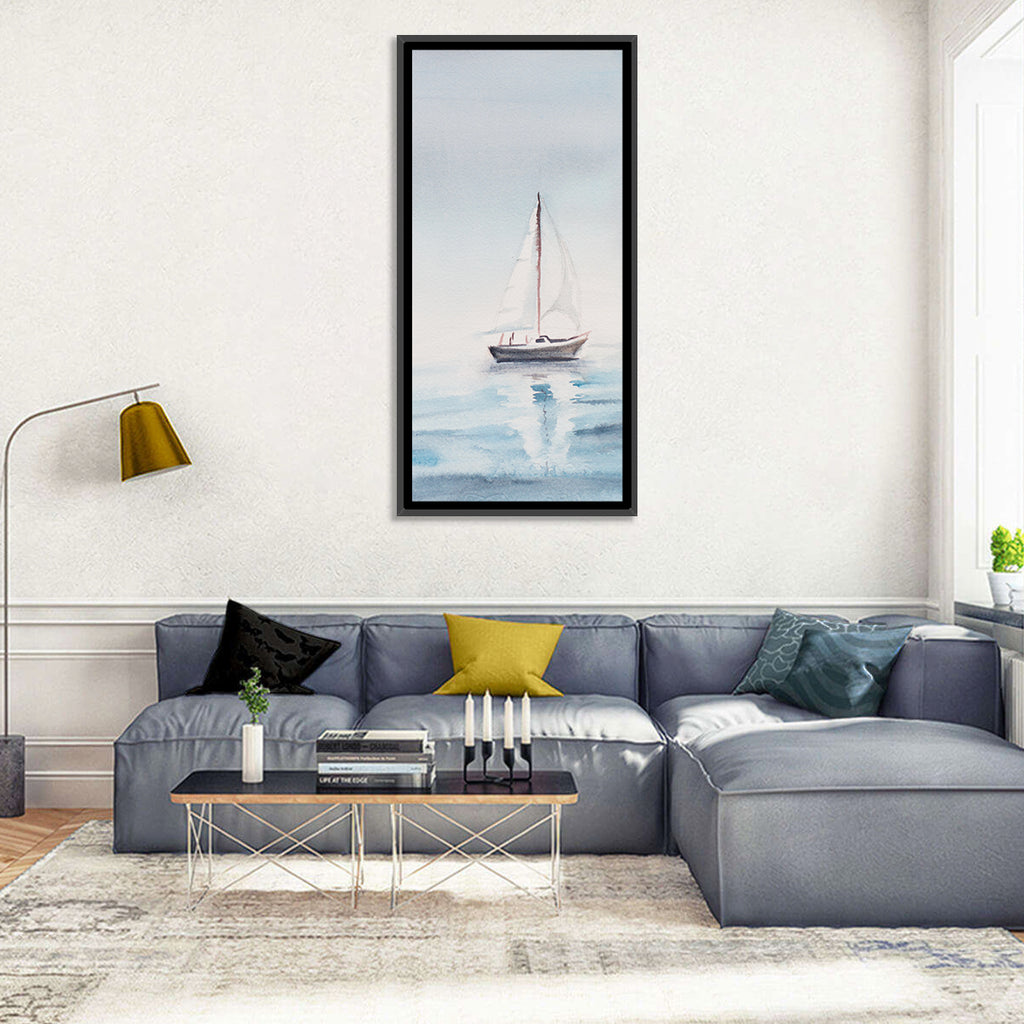 Sailboat on Calm Sea Wall Art