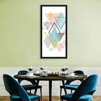 Scandinavian Geometric Pastel Composition Wall Art