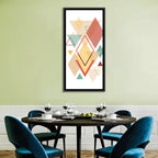 Layered Scandinavian Geometric Abstract Wall Art