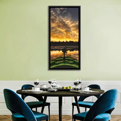Beaver Dam Canada Sunset Wall Art