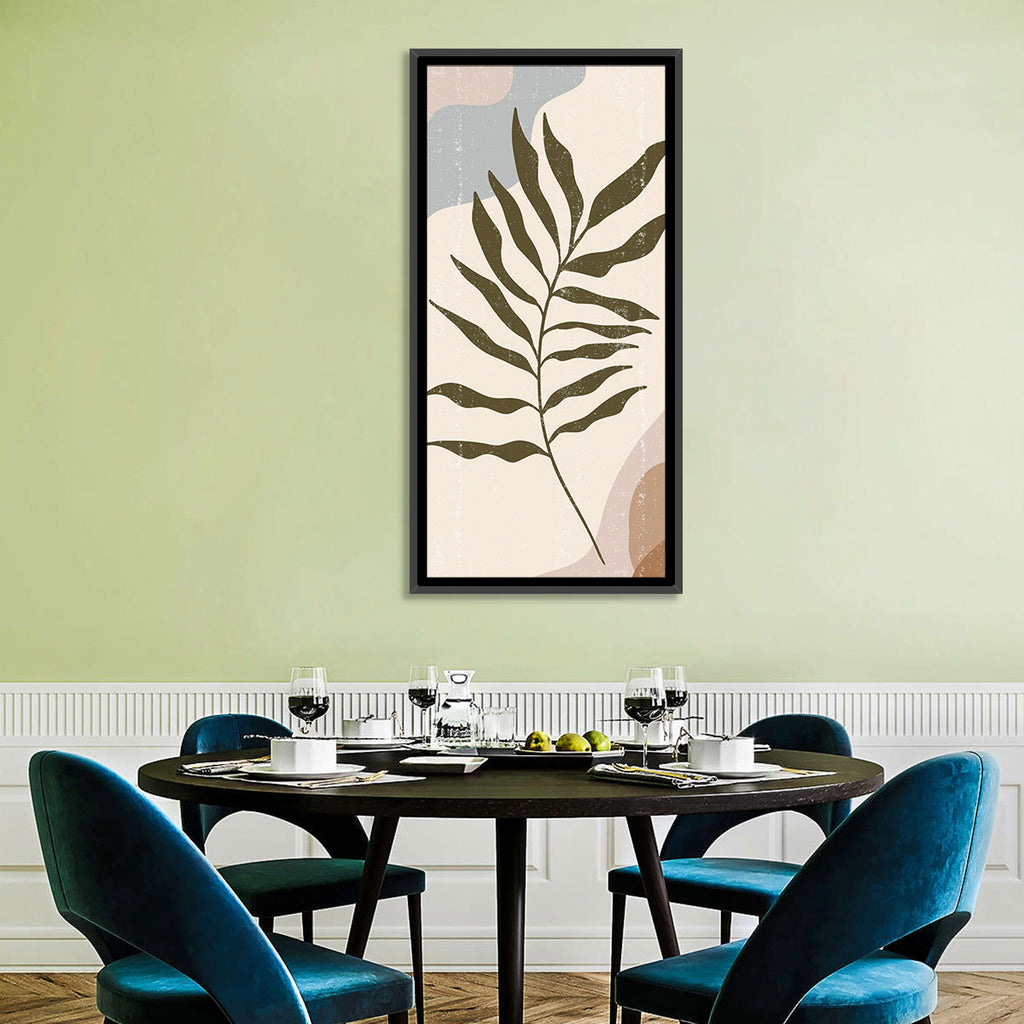 Minimalist Fern Leaf Study Wall Art