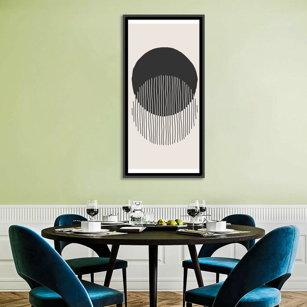 Moon Eclipse Minimalist Wall Art