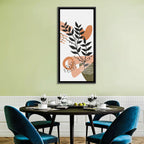 Olive Botanical Leaves Abstract Wall Art