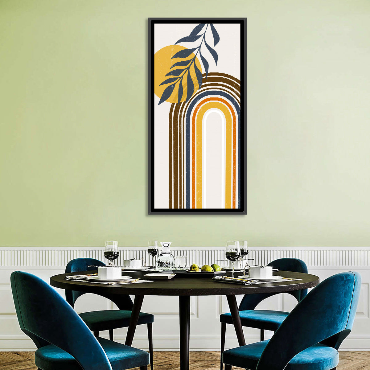 Boho Concentric Sun Arch Wall Art