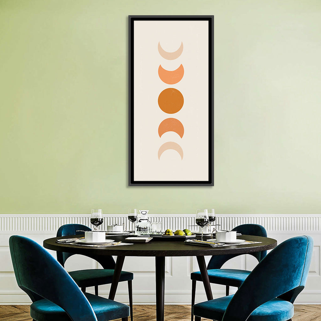 Minimalist Moon Phases Wall Art