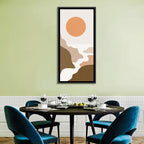 Sun Over Canyon River Wall Art