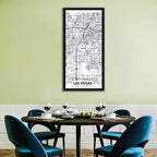 Las Vegas Street Grid Map Wall Art