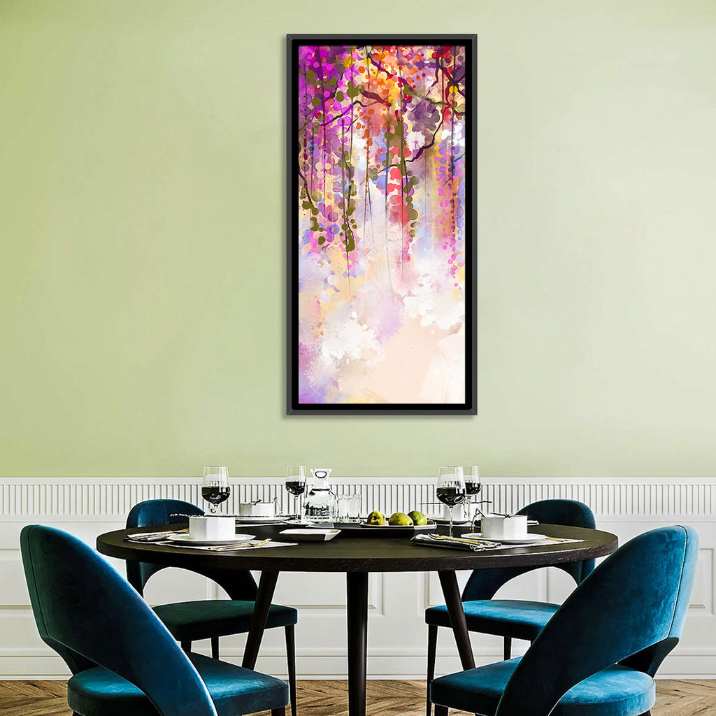 Wisteria Floral Abstraction Wall Art