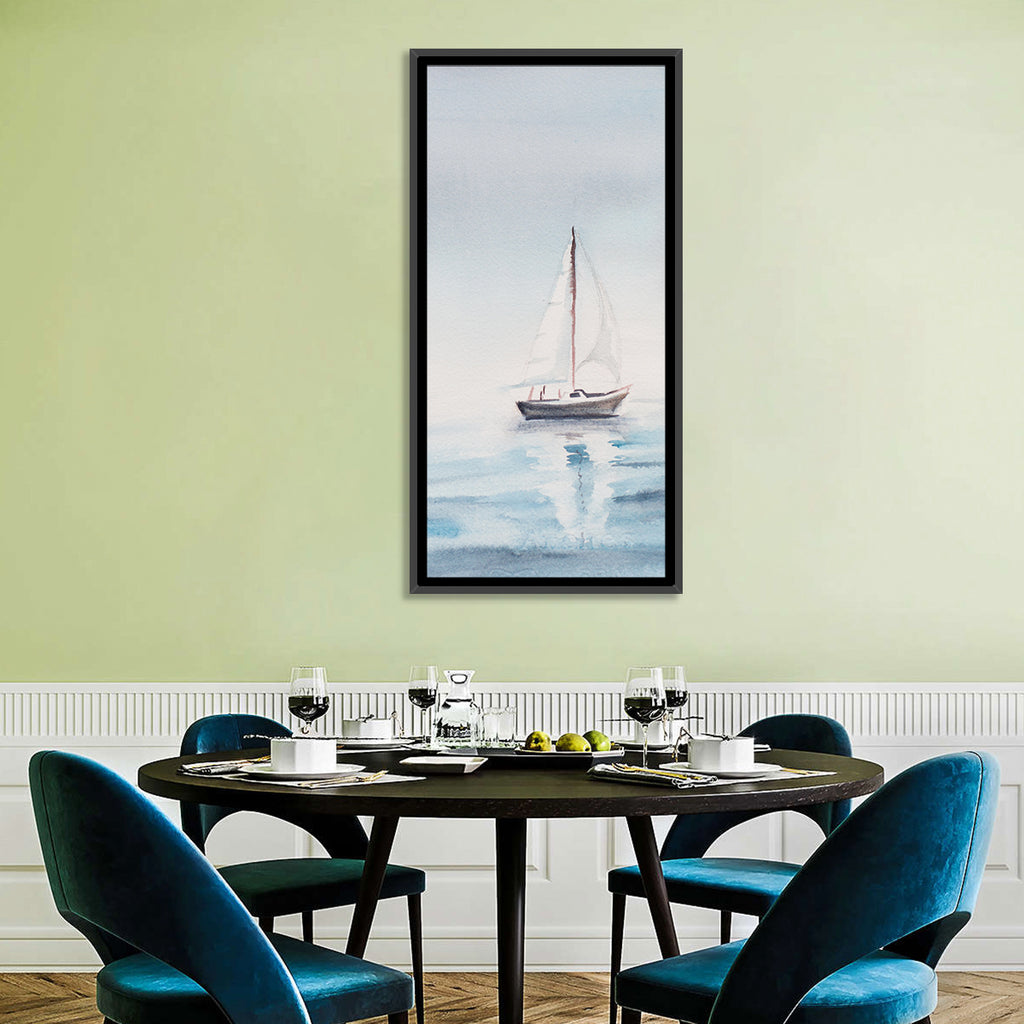 Sailboat on Calm Sea Wall Art