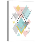Scandinavian Geometric Study Wall Art