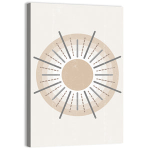 Sun Print Boho Minimalist I Wall Art