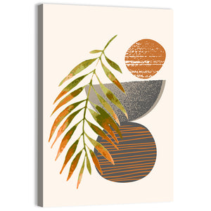 Tropical Palm Leaf Minimalist Wall Art