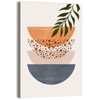 Stacked Sun and Moon Illustration Wall Art