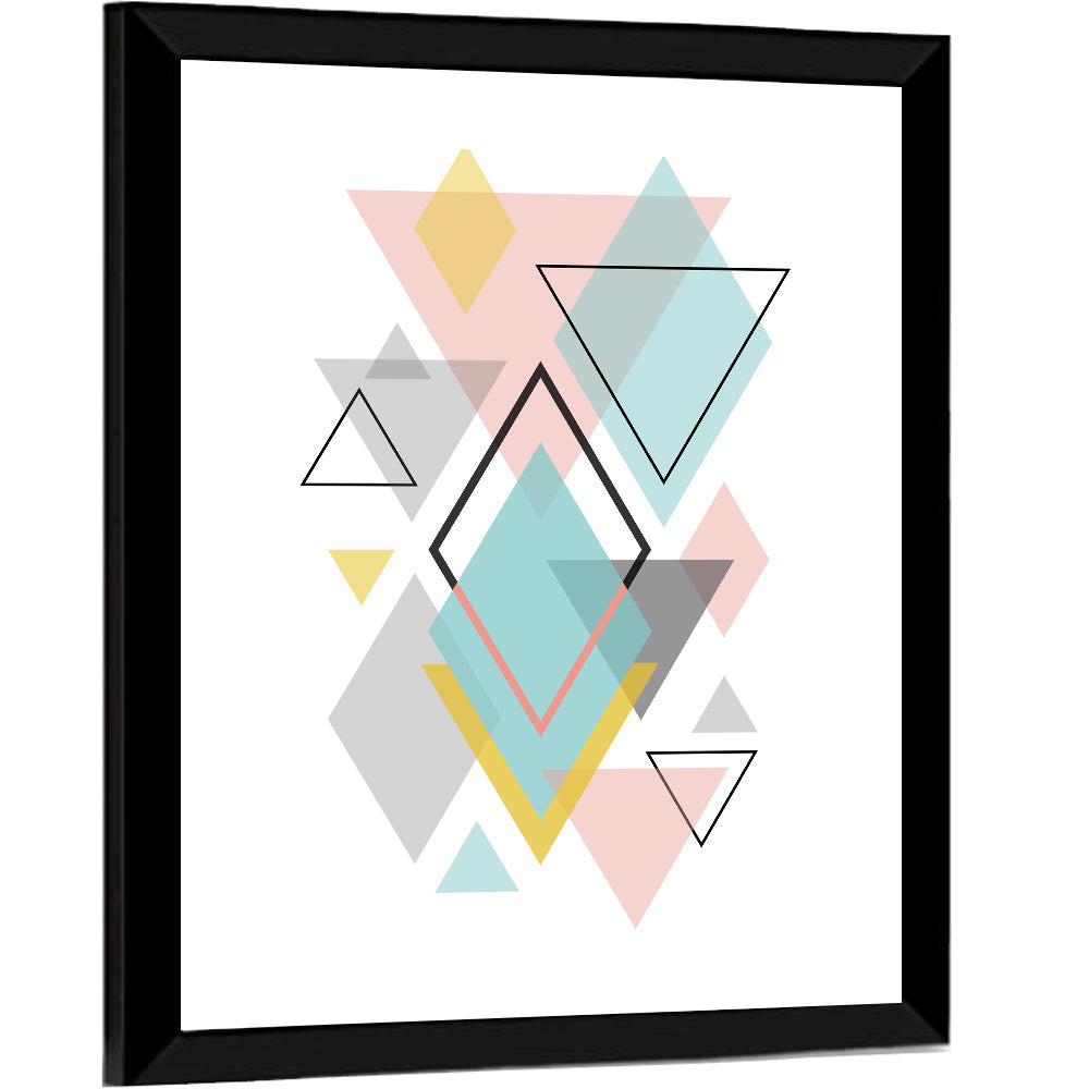 Scandinavian Geometric Study Wall Art