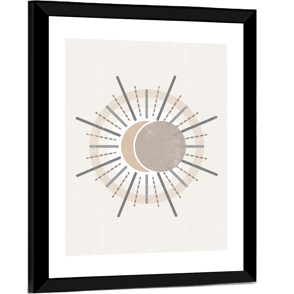 Sunburst Boho Minimalist Ii Wall Art