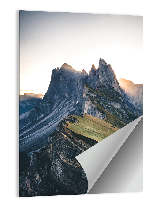 Seceda Ridge, Dolomites Wall Art as a poster print