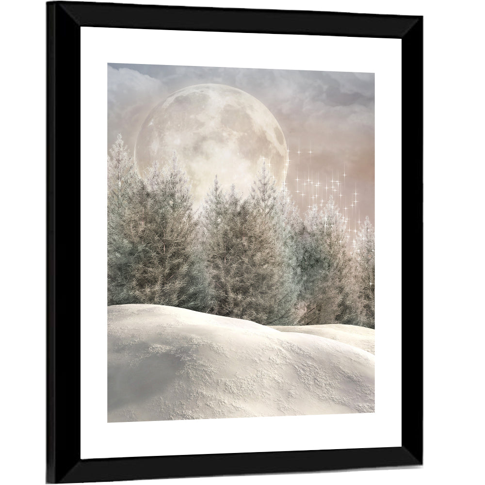 Enchanted Winter Forest Wall Art