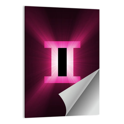 Gemini Symbol Wall Art