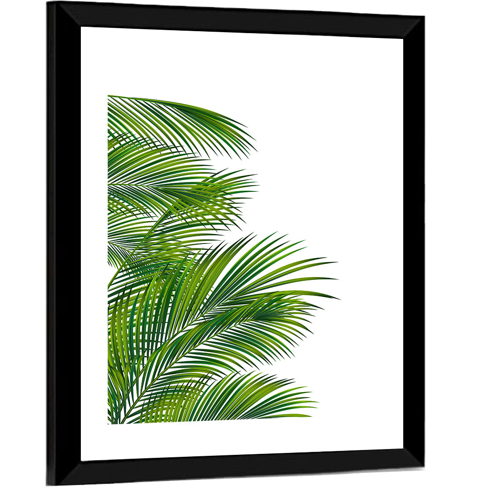 Asymmetrical Palm Fronds Wall Art