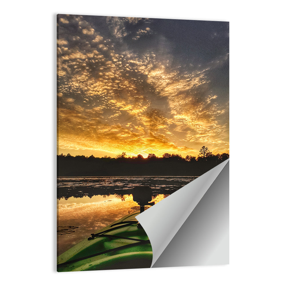 Beaver Dam Sunset, Canada Wall Art