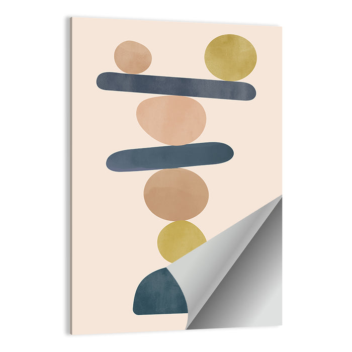 Balancing Stones Study Wall Art as a poster print