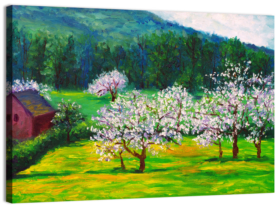 Plum Blossom Illustration Wall Art