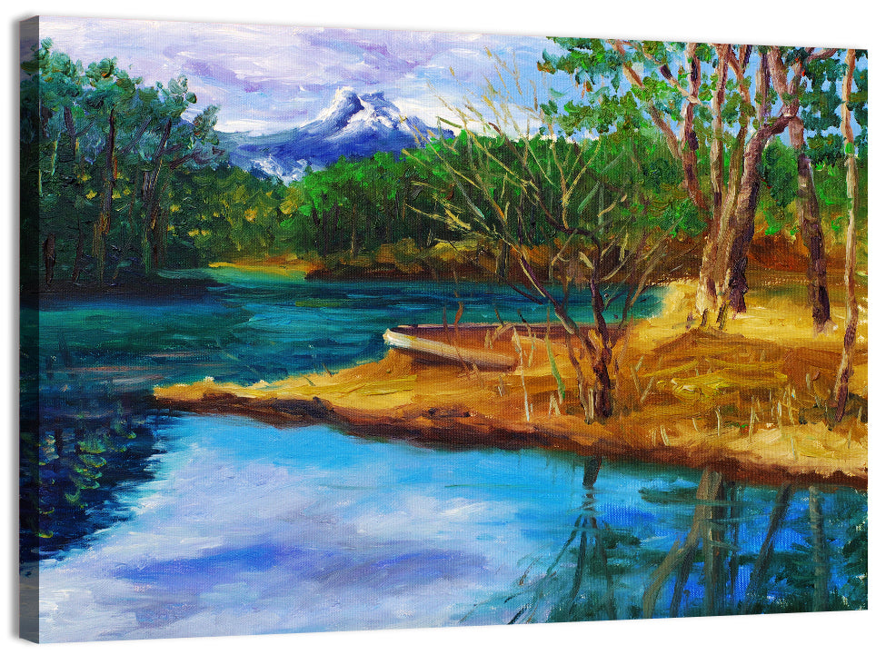 Autumn Stream Artwork Wall Art