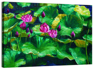 Lotus Illustration Wall Art