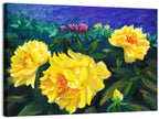 Yellow Peony Close-up Wall Art