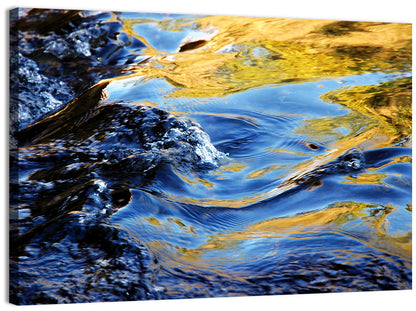 Flowing Water Stream Wall Art