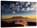 Table Mountain Sunset Silhouette Wall Art
