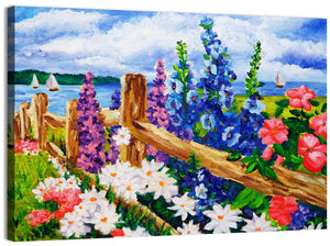 Lakeside Oil Painting Wall Art