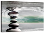 Zen Stones Reflection Wall Art