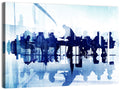 Corporate Meeting with City Reflection Wall Art