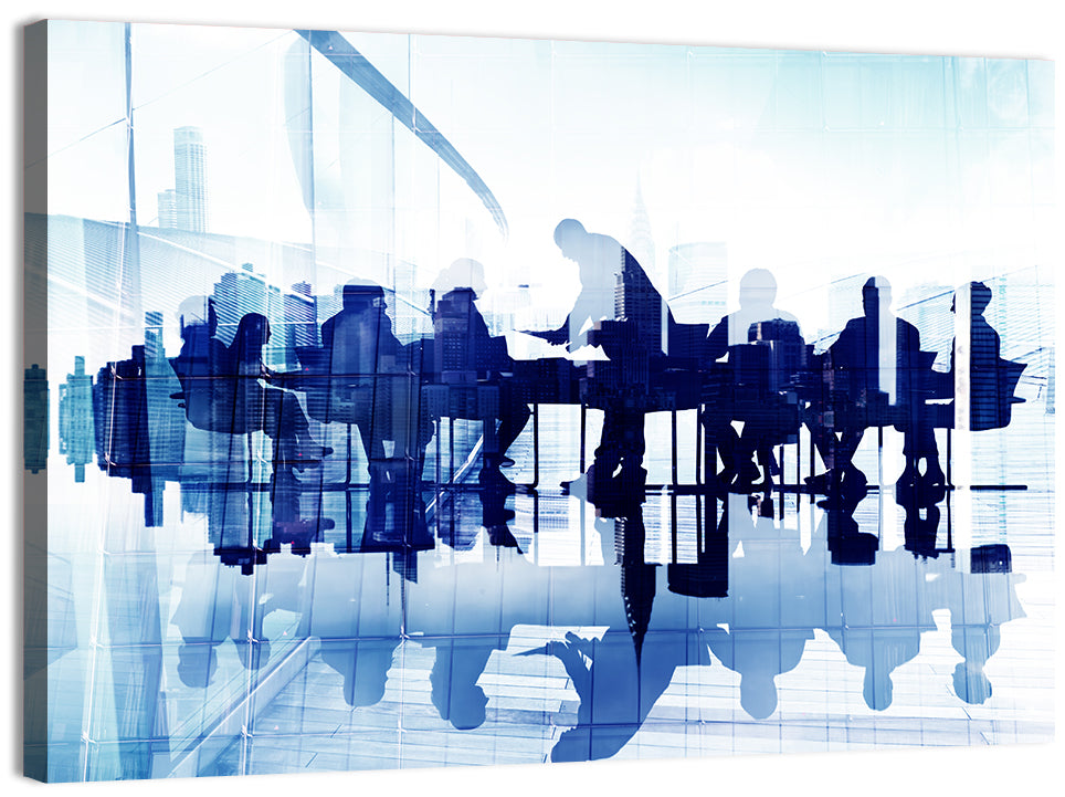 Business Peoples Meeting Wall Art
