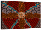 Radial Impact Dot Painting Wall Art