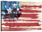 Vintage Distressed American Flag Wall Art