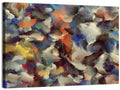 Colorful Brushstroke Composition Wall Art