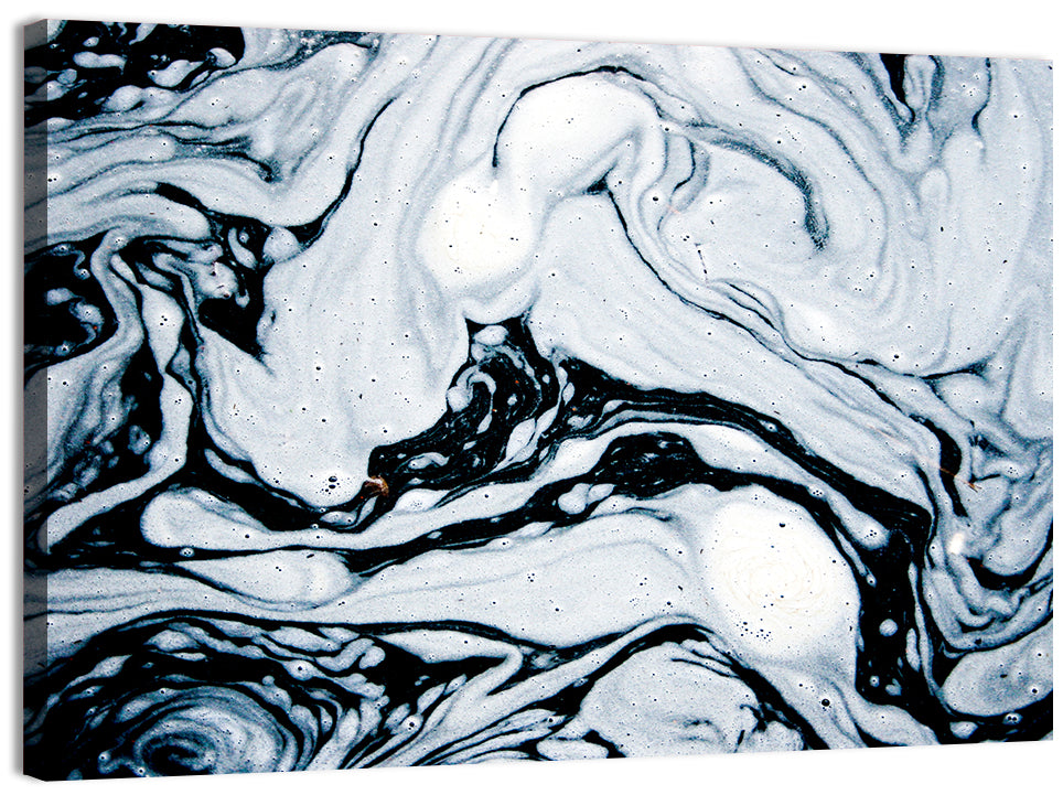 Water Foam Abstract Wall Art