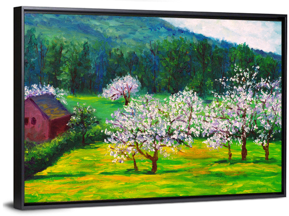 Plum Blossom Illustration Wall Art